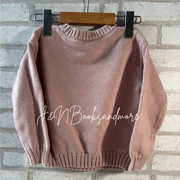 Toddler Little Co. By Lauren Conrad Pullover Sweater Red Tulip Intarsia Size 3T - Picture 2 of 2